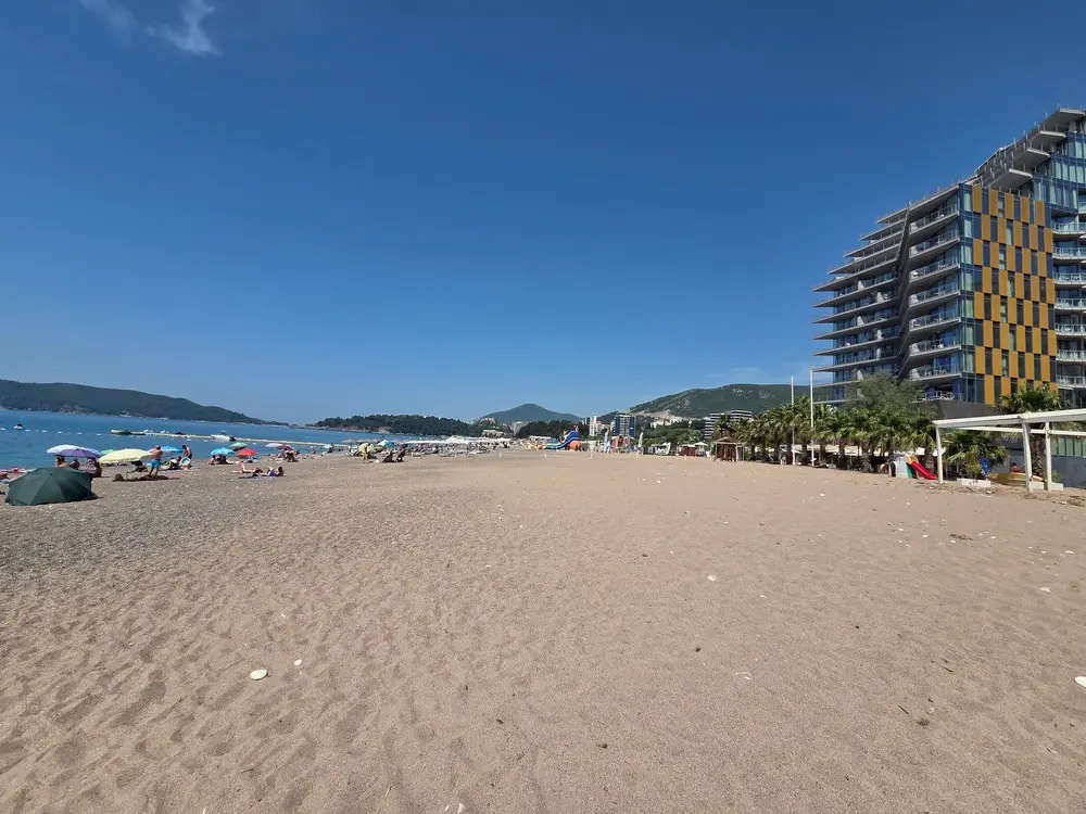 becici beach montenegro