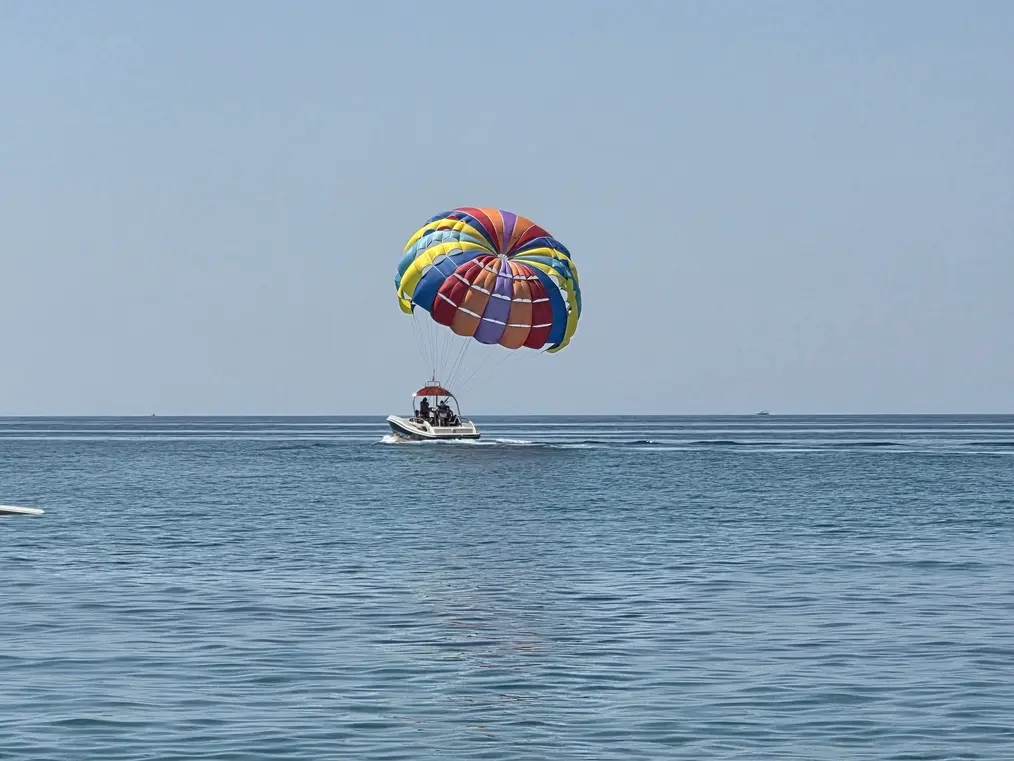 parasailing becici beach montenegro budva