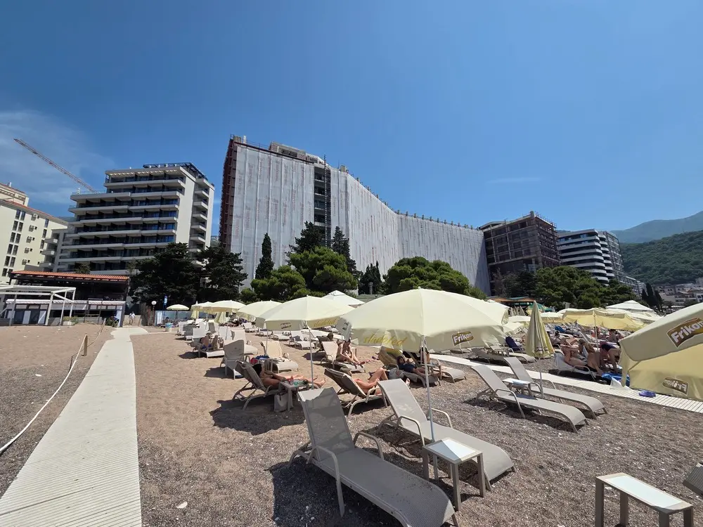 becici beach montenegro