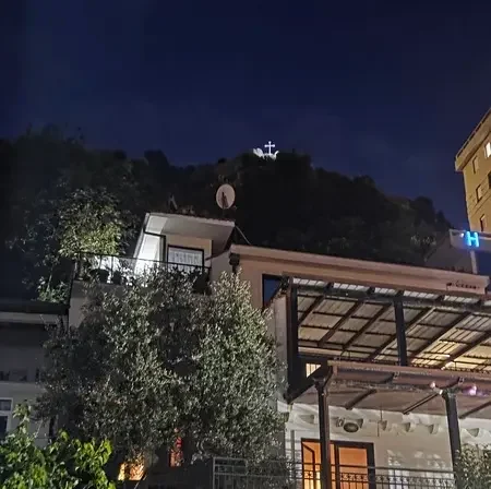 The Illuminated Cross Above Rafailovići