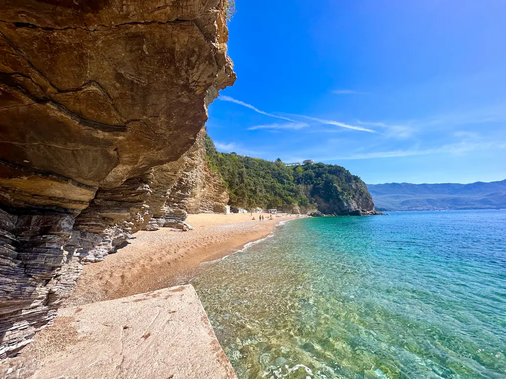 mogren beach montenegro budva